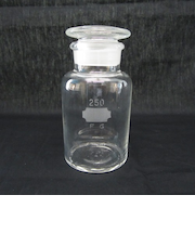 広口試薬瓶　クリア　250mL