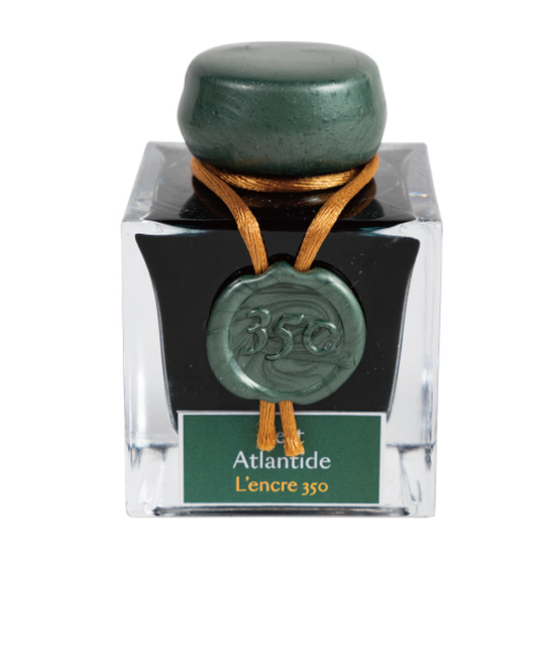 ジャックエルバン（JACQUES　HERBIN）　アニバーサリーインク350　hbj15139　アトランティスグリーン　50mL