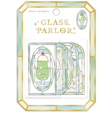 クーリア　グラスパーラーステッカー　メロンソーダ