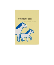 【2025年10月始まり】　デルフォニックス（DELFONICS）　ロルバーンノートダイアリー　ポニー　B6　マンスリーブロック　160083_205　ライトイ