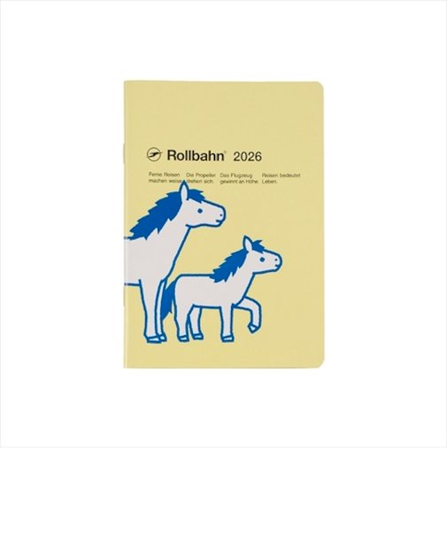 【2025年10月始まり】　デルフォニックス（DELFONICS）　ロルバーンノートダイアリー　ポニー　B6　マンスリーブロック　160083_205　ライトイ