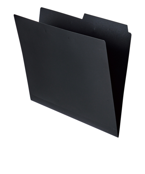 リヒトラブ（LIHIT　LAB.）　個別フォルダー　A4　F292－24　ブラック　3枚入