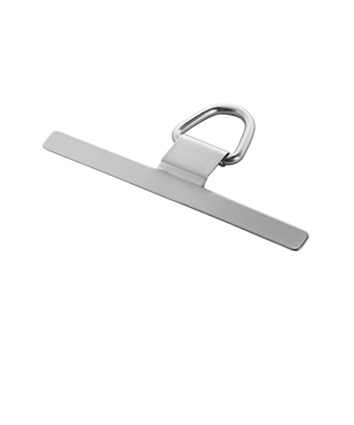 ルプラスネクスト（LEPLUS　NEXT）　スマートフォン（汎用）　「STRAP　SHEET」　挟み込みシートステンレスタイプ　シルバー