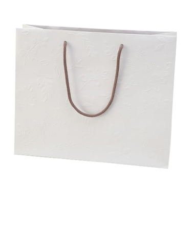 包む　手提げ　グリーナリーホワイト　L　T-2858-L　ホワイト