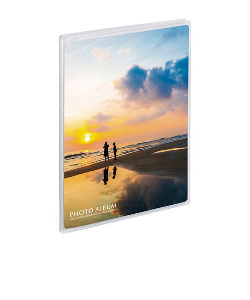 セキセイ　ミニポケ　フォトアルバム高透明　Lサイズ横向き　40枚　KP-7004