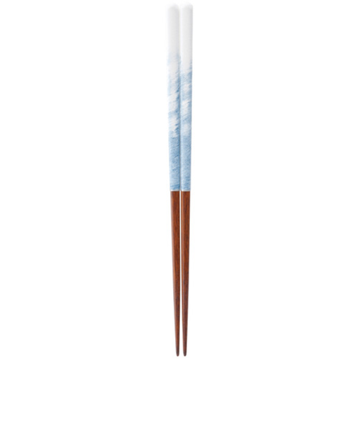 カワイ　食洗抗菌箸　風音　23cm　ブルー
