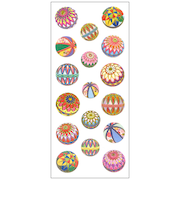 オクヤマ 和風シール JP340 手鞠