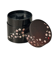 ハコヤ（HAKOYA）　茶筒　350mL　茜桜赤