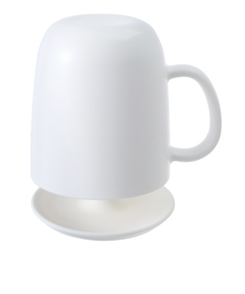 マーナ（marna）　コップ取っ手付き　スタンドセット　W613　ホワイト