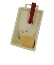 石倉塗料店　ローラー受け皿付セット　R－100　4インチ