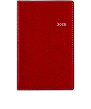 【2026年1月始まり】　高橋書店　T'beau6　手帳判　ウィークリーブロック　178　レッド　月曜始まり