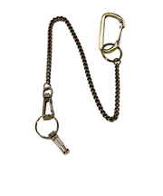 スイング（SWING）　134アンティークカラビナチェーン　ゴールド