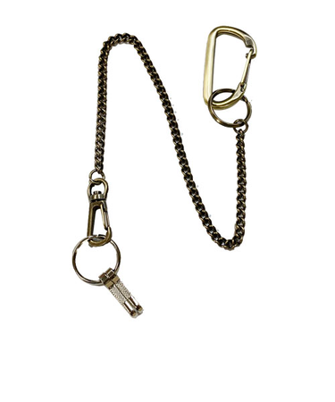 スイング（SWING）　134アンティークカラビナチェーン　ゴールド