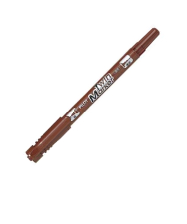 パイロット（PILOT）　ツインマーカー　細・極細　ブラウン