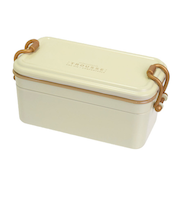 サブヒロモリ　トルース　タイトランチ2段　725mL　PCA3881－01　アイボリー