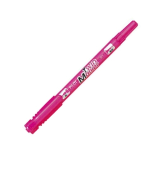 パイロット（PILOT）　ツインマーカー　細・極細　ピンク