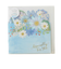 ゼットアンドケイ（Z＆K）　フラワー三つ折り色紙　ブルー