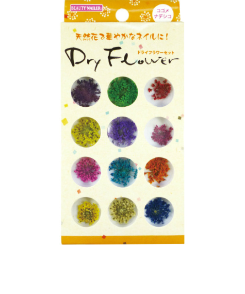 亀島商店　ドライフラワーセット　小米撫子（コゴメナデシコ）　12色セット