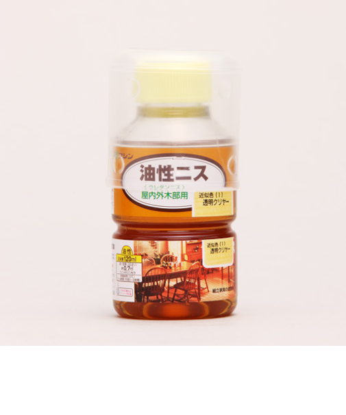 ワシン　油性ニス　透明クリヤー　120ml