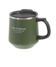 サブヒロモリ　トリーツ　目盛り付ステンレスサーモマグカップ　400mL　SHI3914－22　グリーン