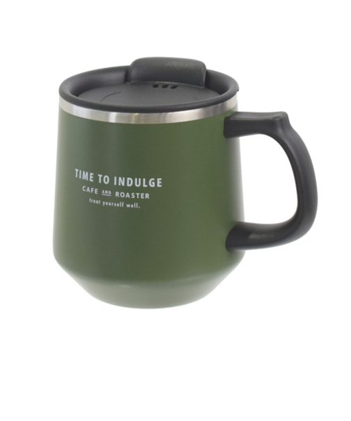 サブヒロモリ　トリーツ　目盛り付ステンレスサーモマグカップ　400mL　SHI3914－22　グリーン