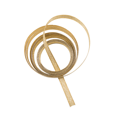 ゼットアンドケイ（Z＆K）　ダブルサテンリボン　6mm　40－644　ゴールド