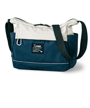 ハンズ限定　モズ（moz）　ショルダー　オフホワイト×ネイビー