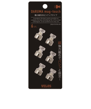 べロス(VELOS) ダルママグタッチ TD-1086C クリア 6個入