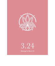 草紙堂　花結びメッセージカード　3月24日