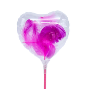 スティックバルーン 115mmHクリアフェザー KIS25756 ディープワイン