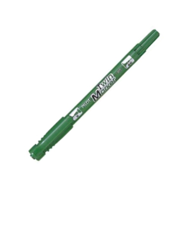 パイロット（PILOT）　ツインマーカー　細・極細　グリーン