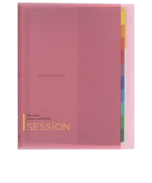 マルマン（maruman）　セッションバインダー　A4　F584－08　ピンク