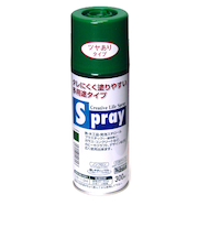 アサヒペン　スプレー　300ml　ツヤあり　グリーン