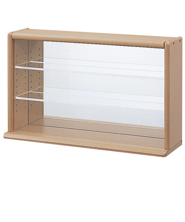 ナカバヤシ　コレクションケース　ミニワイド　透明アクリル棚板タイプ　CCM-N002S　ブラウン