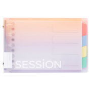 マルマン（maruman）　セッションバインダー　ミニサイズ　えんぴつで書けるインデックス付き　FM310A－97B　ゆうやけ