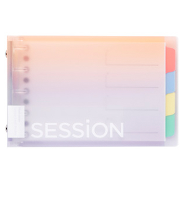 マルマン（maruman）　セッションバインダー　ミニサイズ　えんぴつで書けるインデックス付き　FM310A－97B　ゆうやけ