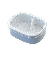 サブヒロモリ　ピアンタ　抗菌ワンタッチランチ　M　PCA3487－30　ブルー　600mL