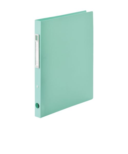 リヒトラブ　noie-style　リングファイル　ツイストリング　F－7681　A4　ライトグリーン