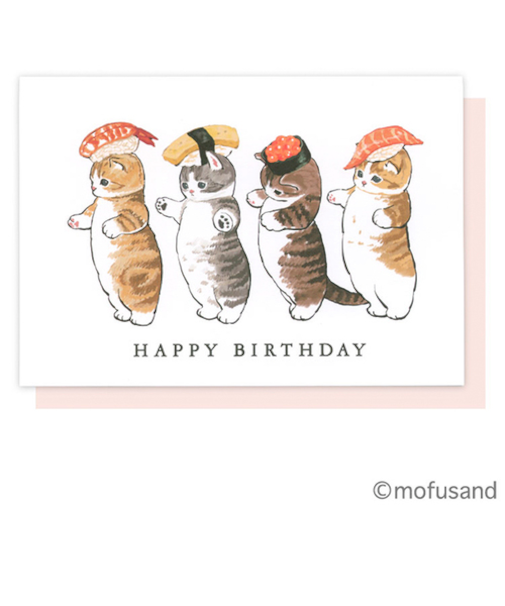 アクティブコーポレーション　モフサンド　グリーティングカード　GM－73　バースデー