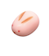 和菓子マグネット　兎饅頭紅