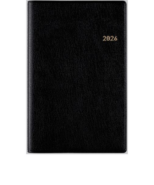 【2026年1月始まり】　高橋書店　ビジネス手帳＜小型版＞6　手帳判　ウィークリーホリゾンタル　145　黒　月曜始まり