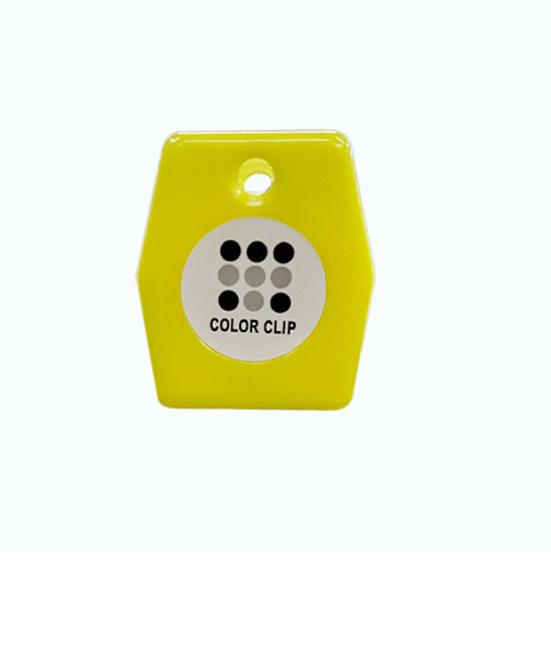 友屋　カラークリップ　イエロー