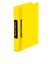 キングジム（KING　JIM）　クリアーファイルカラーベース差し替え式　A4S　139W　黄