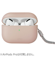 ユニーク（UNIQ）　LINO　HYBRID　LIQUID　シリコンケース　AirPodsPro（第2世代）　ピンク