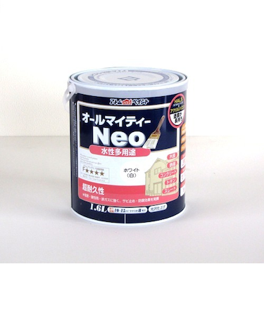 アトム　水性つやあり　AMネオ　1.6L　ホワイト