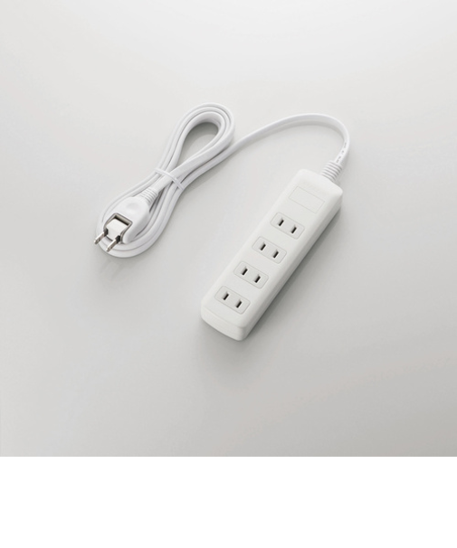 エレコム（ELECOM）　雷ガードタップ　2.5ｍ　ホワイト