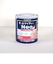 アトム　水性つやあり　AMネオ　1.6L　ミルキーホワイト