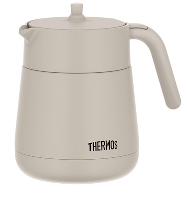 サーモス（THERMOS）　真空断熱ティーポット　700mL　TTE-700　ライトグレー