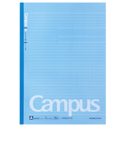 コクヨ(KOKUYO) キャンパスノート ドット入り罫線 カラー表紙 A4 ノ-203CAT-B A罫 30枚 青