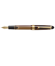 パイロット（PILOT）　万年筆　カスタム823（プランジャー式）　S（シグネチャー）　FKK-3MRP-BNS　ブラウン